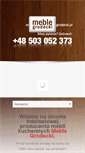 Mobile Screenshot of meblegrodecki.pl